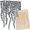 NAKLEO Pochoir de Fleurs pour Peinture Murale Grand Format 59x95cm, Modèle en Plastique et Réutilisable, Suspendu Plante Feuilles, DIY Bricolage Artisanat Décoration a Peindre, Bois Tissu Mueble
