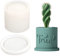 BOOWAN NICOLE Gifts for Friends Succulent Plant Pot Silicone Mould Cement Flower Pots with Tray Mold Indoor Candle Jar Indoor Home Decor