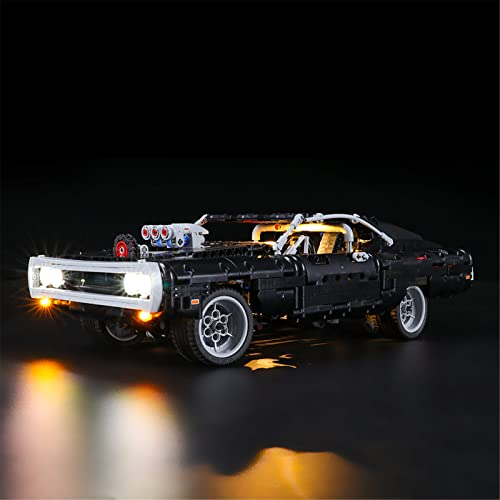 YEABRICKS LED Licht für Lego-42111 Technic Dom’s Dodge Charger Bausteine Modell (Lego set nicht enthalten)