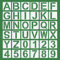 PATIKIL 11 Inch Letter Stencils Number Stencils, 36 Pack Reusable Alphabet Templates Numbers Stencil Set for Painting on Wood Wall, White