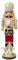 WVIOUOPU Christmas Gingerbread Nutcracker Decorations - 14 Inch Handmade Wooden Nutcracker Figures for Tabletop Festival Shelves Xmas Home Party Christmas Ornaments Gifts