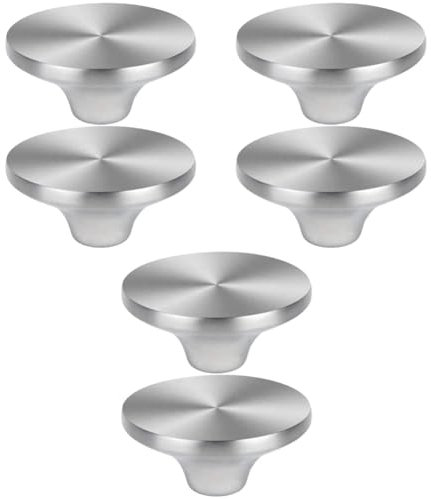 BESTonZON 6 Pz Piano Pentola in Acciaio Inox Manopola del Coperchio della Pentola di Ricambio Pomello del Coperchio della Pentola Impugnatura Coprivaso Antiscivolo Forno Acciaio Inossidabile