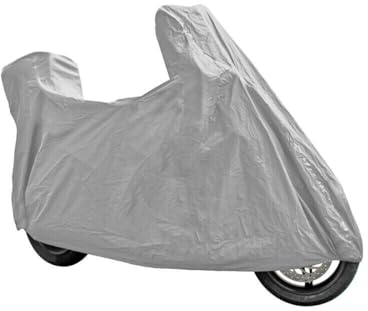 Susy Shop Telo Coprimoto Antipioggia Per Esterno e Interni realizzato in tessuto peva 45g, per Moto Motorino Motocicletta Scooter Bici (Taglia L: 130x230cm)