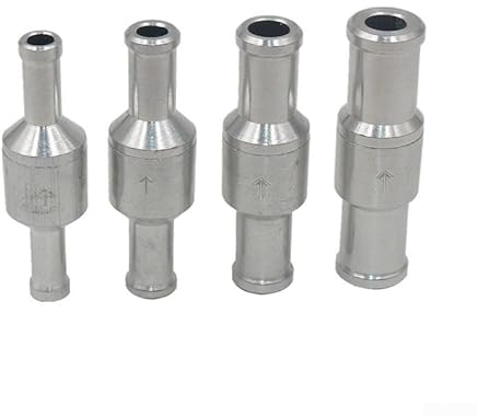 Rückschlagventil aus Aluminiumlegierung für Kraftstoffsysteme, 6/8/10/12 mm Optionen (10 mm)