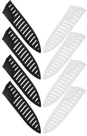 Cabilock Robuster Cutterschutz Aus Kunststoff – 8 Stück Kochmesser Wiederverwendbar Und Schutzhüllen