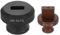 sourcing map Matrice de perforation hydraulique 6,5 x 15 mm en acier 40Cr pour machine de poinçonnage électrique MHP-20 JP-20, bordeaux et noir