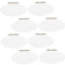 UKCOCO 8Pièces Plaque de Recouvrement Ronde pour Plafond avec Vis Cache Fil Électrique pour Bureau et Maison Organisation des Câbles et Durable