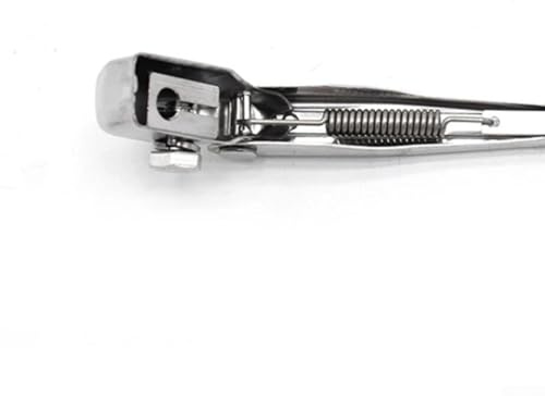 Brazo de limpiaparabrisas ajustable de 17,8 cm a 27,9 cm (7 a 11), acero inoxidable para Hot Rod, Street Rod y barco, brazos de limpiaparabrisas de repuesto