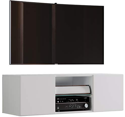 VCM TV Möbel | Wandboard | Lowboard hängend | Maße H. 40 x B. 115 x T. 36 cm | Wandschrank - Jusa