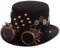 GRACEART Unisex Steampunk Hut Steampunk Zylinder Hut für Männer oder Frauen (DE/NL/SE/PL, Alphanumerisch, L, Style-04)