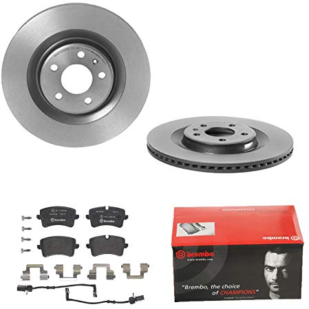 2 Bremsscheiben COATED DISC LINE belüftet Ø330 mm + Bremsbeläge Hinten von Brembo (P-B-02-00565) Bremsensatz Bremsanlage Bremsen-Kit,Bremsenset, Bremsscheiben, Bremsbeläge, Bremsen-Set, Beläge,