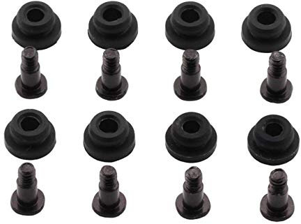 ZRM&E Juego de 8 tornillos de disco duro de 10 mm y arandela de goma de absorción de golpes, accesorios de montaje para disco duro SSD de 3.5 pulgadas
