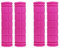 Platt - Manopole per manubrio bicicletta, in gomma colorata a forma di fungo per BMX/MTB/bici (rosa), 2 paia