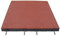 RevTime Easy-DIY Ultra dicke ineinandergreifende Outdoor-Fliesen aus Gummi, 50.8 x 50.8 x 4.5 cm, 45 mm dick für Spielplatz, Hinterhof Spielbereich, schwere Ausrüstung (2 Stück) rot