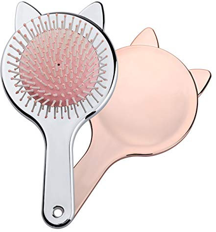 Faletony 2 Stück Massage Haarbürste Antistatische Bürste zum täglichen Durchkämmen und Entwirren der Haare für Männer, Frauen & Kinder