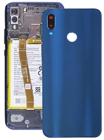 Tapa de batería + adhesivo de doble cara + lente compatible con Huawei P20 Lite (2018) ANE-LX1 / ANE-L21 / LX2 Cristal posterior Carcasa trasera carcasa trasera carcasa trasera carcasa completa