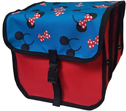 Beluko FAHRRADTASCHE Kinderfahrradtasche Satteltasche 20-26 Gepäckträgetasche Doppel (48 - Midi - Maus)