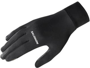 Salomon Cross Warm unisex Handschuhe, Praktisches Design, Atmungsaktive Wärme, Durchdachtes Design, Schwarz, XS