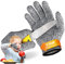 Migliore Wear 2 Paar Schnitzhandschuh Kinder, Level 5 Schutz Kinder Schnittfeste handschuhe, Schnittschutz Handschuhe Kinder Schnitzmesser Arbeitshandschuhe für 3-6 Jährige, 6-9 Jährige, 9-14 Jährige