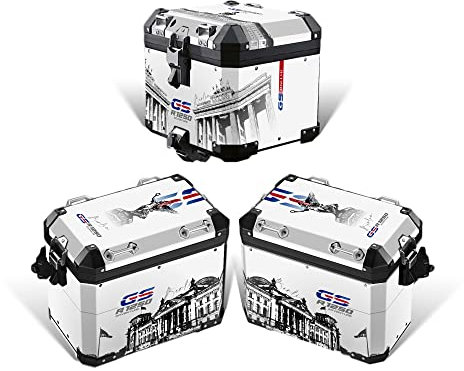 KIT PROTEZIONI ADESIVI VALIGIE RIVESTIMENTO COMPLETO COMPATIBILE CON BMW ALU 2° MODELLO R 1250 GS ADV Citywonder Collection BERLIN (Rallye VA2-FM-036)