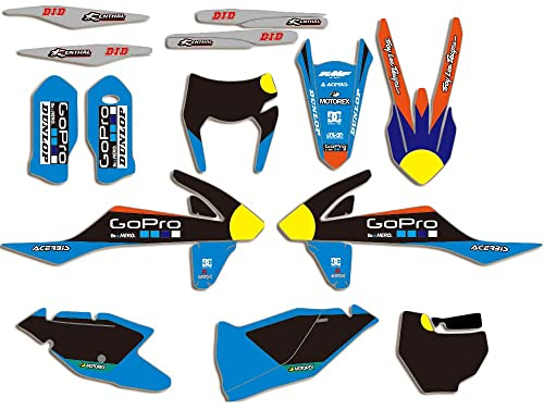 ENARUI Pegatinas Adhesivos Compatible con KTM 250 450 125 150 200 300 350 500 525 SXF SX XC XCF 2016 2017 2018 y KTM EXC EXCF XCW 2017 2018 2019