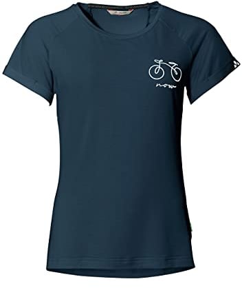 VAUDE Damen Women's Cyclist 2 T-Shirt, Dark Sea, 38 EU