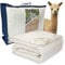 Alpaka Decke Winter Duo Basic Line Bettdecke, 200x200cm, Füllung 100% Alpakawolle (2.000g), Bezug aus naturbelassener Baumwolle