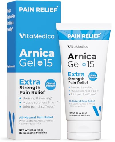 VitaMedica Arnica Gel +15 Healing Plant Compounds, Extra Strength, 3 oz
