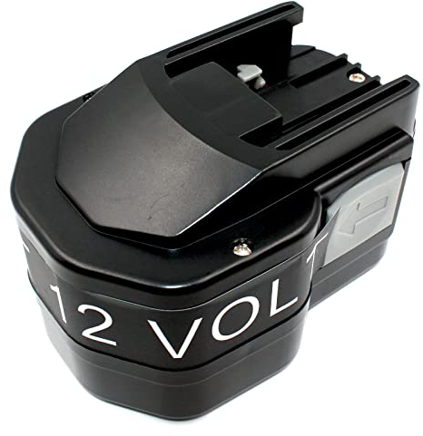 NUOGELIYA Batteria di ricambio NI-MH da 12 V, 3500 mAh, per AEG 4932353639 B12 BF12 BS12X BX12 BXL12 BXS12 P12P P12T S12P SB2E12 SB2E12T BAS12T MXM12 YTB000001 493 23535 20