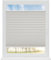 RENA Plissee ohne Bohren Rollos für Fenster | Faltrollos für Fenster & Tür | Plisseerollo nach Maß Verdunkelung | Fenster Rollos für Innen | Jalousie Stahl 55x100 cm