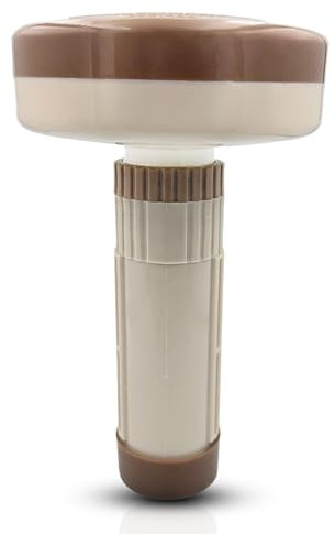 Sunik® Flotador de Cloro para Piscina Pequeño - Dosificador Ajustable para Pastillas de 20 g - Ideal para Bromo y Cloro