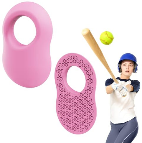 Batter's Baseball Daumenschutz für Pro, Hitter Trainingshilfe, Daumenschutz Baseball & Softball Baseball Schlaggriff Baseball Zubehör Baseball Trainingsgeräte reduzieren Schlägerstichen Rosa