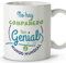 Regalos originales para jubilacion. Tazas de cafe. Detalles compañeros de trabajo. Regalo compañero trabajo. Taza cerámica 330 ml.
