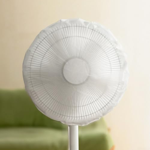 Fan Dust Cover, Waterproof and Dustproof Round Fan Cover Dust Bag with Lace-up Design Excellent Suitable for Electric Fans(Short)
