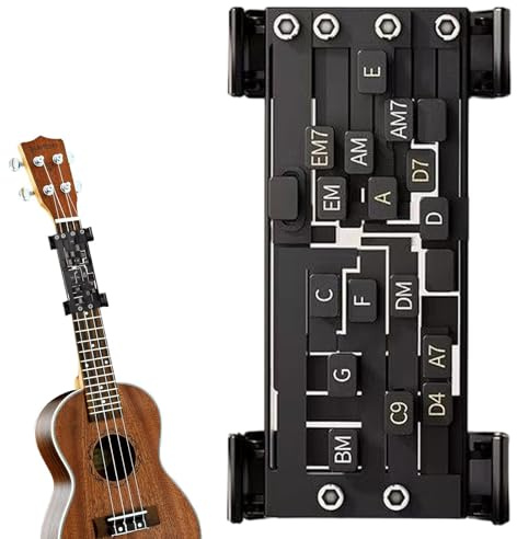 Guitar Chord Presser, Gitarren Akkord Drücker, Gitarrentrainer, Gitarren Zubehör, Gitarre Lernen Tool Für Kinder Erwachsene Anfänger, Gitarren Akkord Presse