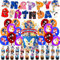 Hedgehog Birthday Party Decorations Supplies, Banner, Balloons, Cake Toppers Cupcake Toppers Cake Decorations