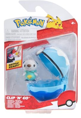 Pokémon Clip ‘N’ Go Oshawott and Dive Ball - Includes 2-Inch Battle Figure and Poké Ball Accessory