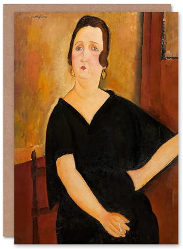 Artery8 Amedeo Modigliani Art Card Madame Amedee Portrait