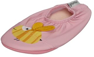 Slipstop Kinder Hausschuhe Badeschuhe Bee rosa, Größe:27/29 EU