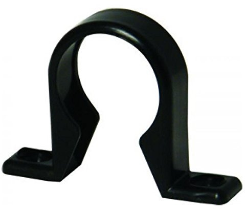 FLOPLAST 40mm Black Pushfit Waste Pipe Clip - Bag of 5