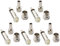 YILIANDUO 5 stücke FME Buchse Crimp Plug Gerade HF Koaxialsteckverbinder Testkonverter für RG316 RG174 Koaxialkabel