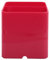 Exacompta 67784D 10er Pack Premium Stiftehalter Pen-Cube mit 2 Fächern für mehr Ordnung auf dem Schreibtisch Stifteköcher Stiftebox Aufbewahrungsbox Organizer himbeer