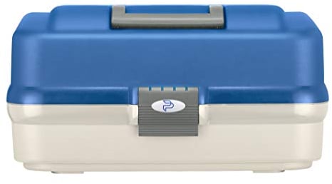 Plastica Panaro 145585, Valigetta Pesca Unisex Adulto, Bianco e Blu, 396 x 235 x 203 mm