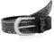 irisaa Damen Gürtel Breiter Nietengürtel im Vintage-Look, Jeansgürtel, Damen Taillengürtel 2020:Schwarz, Normale Gürtel Größe 80-105:105 CM