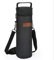 Kato Tirrinia Single Wine Cooler Bags - Insulated & Padded Portable Wine Tote Carrier for Travel, Picnic, Beach Great Gift for Wine Lover, Black