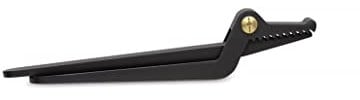 Alessi Sweetheart JHT03 B, Schiaccianoci da Cucina di Design, Fusione di Alluminio con Rivestimento in PVD, Nero