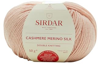 Sirdar Cashmere Merino Silk DK Society Pink (420), 50g