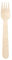 Tenedores de madera, biodegradables y compostables 100 uds 165 mm