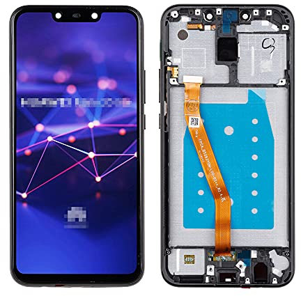 SwarKing Pantalla LCD compatible con Huawei Mate 20 lite (negro con marco) piezas de repuesto con herramientas gratuitas