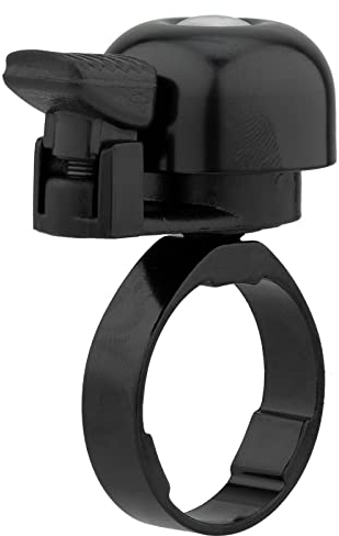 3min19sec Spacer Klingel Rennrad - Fahrradklingel zur Montage als Spacer am Gabelschaft - Aheadspacer für 1 1/8, 10 mm hoch - Laute Bike Glocke mit klarem Klang für Fahrrad, MTB - 360° drehbar